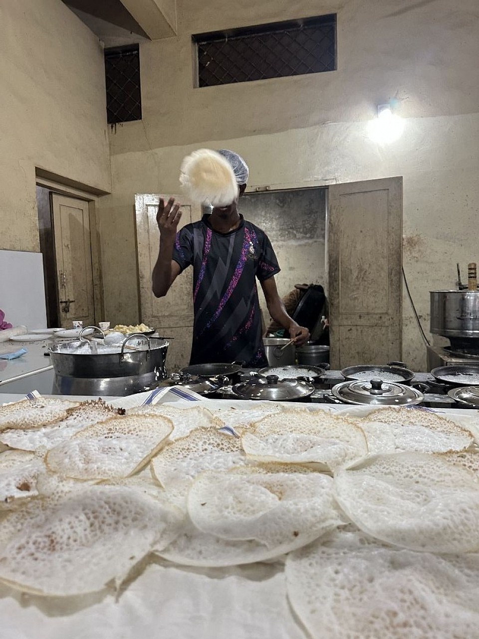 It's a massive item we showing live  Appam.                                                          .  The art of appam. We Show we are challenging you
